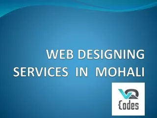 Web Designing Services in Mohali