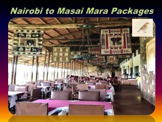 Nairobi to Masai Mara Packages