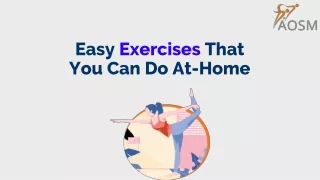 easy exercises that you can do at home
