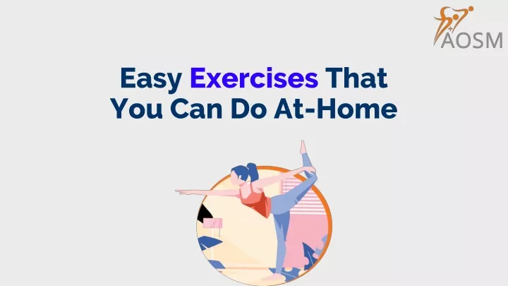 easy exercises that you can do at home