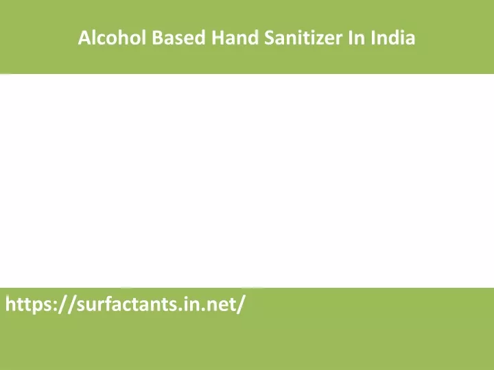 alcohol based hand sanitizer in india