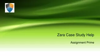 Zara Case Study Help