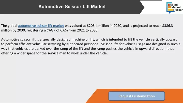 automotive scissor lift market