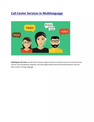 Call Center Services in Multilanguage-converted