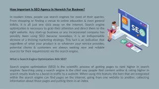 How Important Is SEO Agency In Norwich For Business-converted
