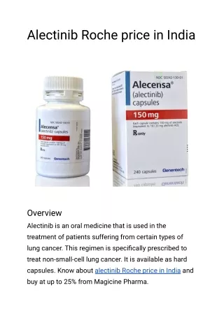 alectinib roche price in india