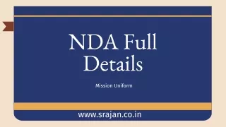 nda full details