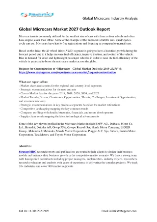 global microcars industry analysis