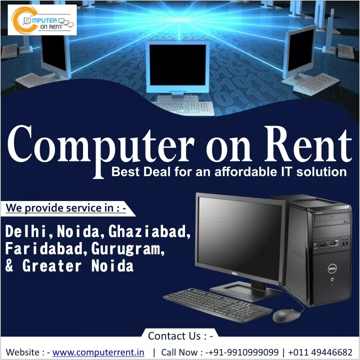 computer on rent best deal for an affordable