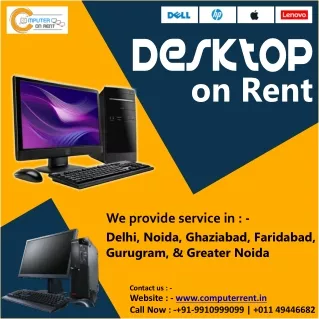 Desktop Rental Service In Delhi, NCR