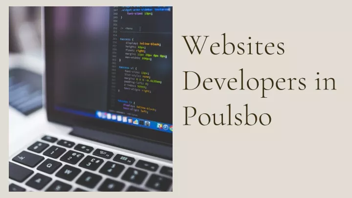 websites developers in poulsbo