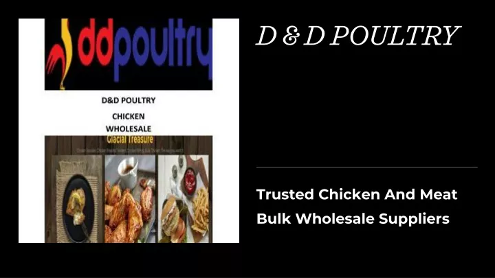 d d poultry