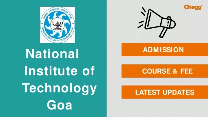 national institute of technology goa