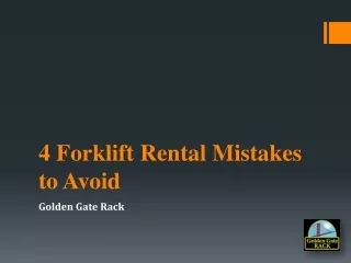 4 Forklift Rental Mistakes to Avoid