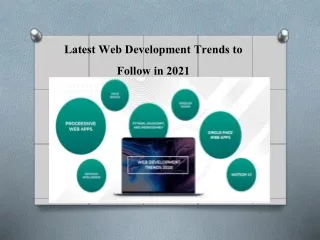 latest web development trends to follow in 2021