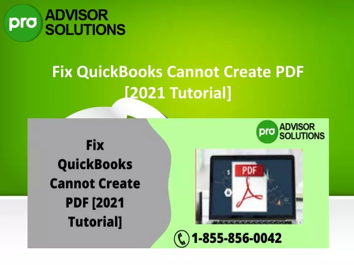 fix quickbooks cannot create pdf 2021 tutorial
