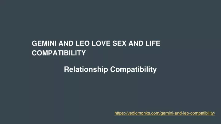 relationship compatibility