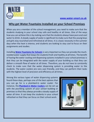 www water smart co uk why get water fountains