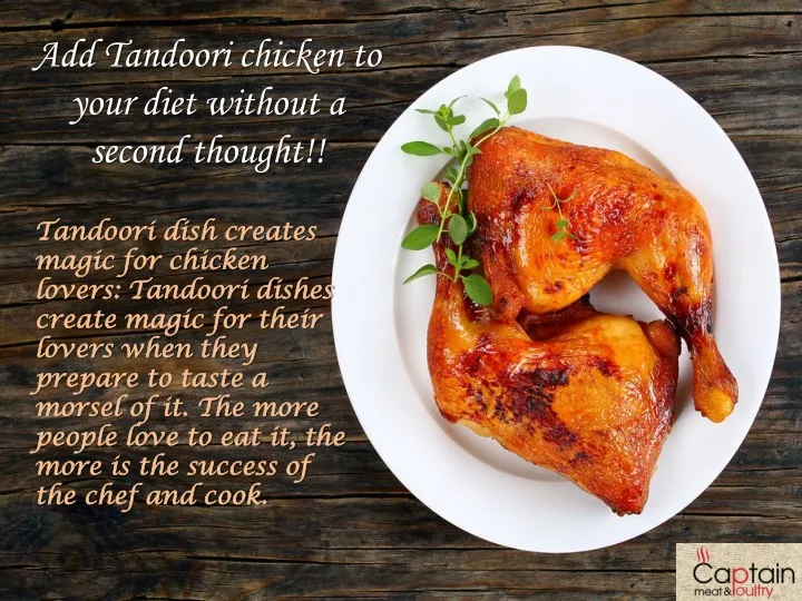 add tandoori chicken to your diet without