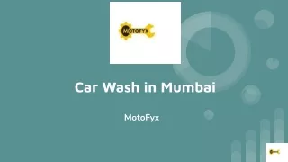 Car Wash in Mumbai
