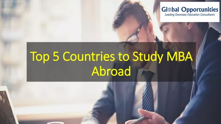 top 5 countries to study mba abroad