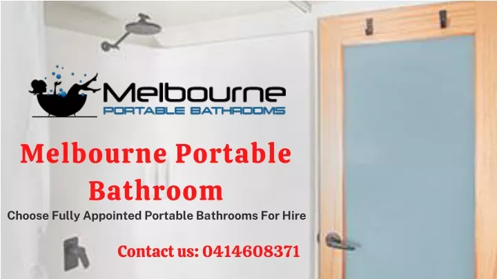 melbourne portable bathroom