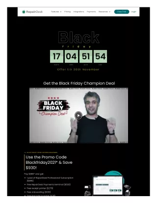 Use the Promo Code Blackfriday2021* & Save $930!