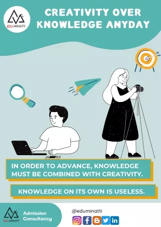 creativity over knowledge anyday