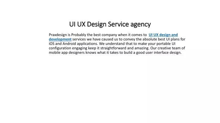 ui ux design service agency