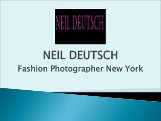 Fashion Photographer New York