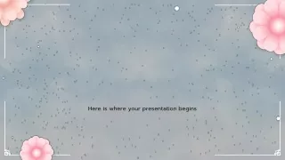 here is where your presentation begins