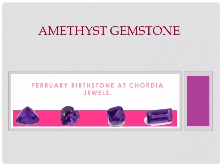 amethyst gemstone