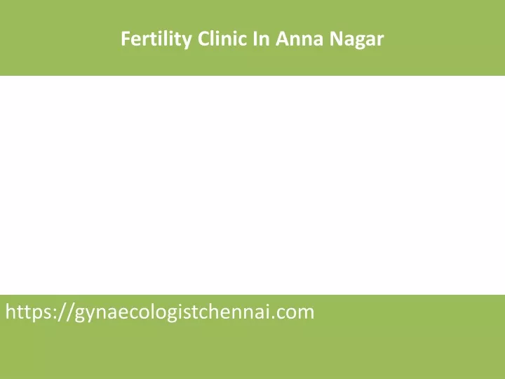 fertility clinic in anna nagar