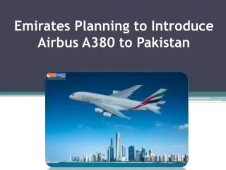emirates planning to introduce airbus a380