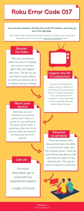 Complete Guide to Fix Roku Error Code 017 - Smart TV Activation