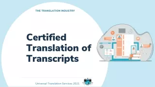 the translation industry
