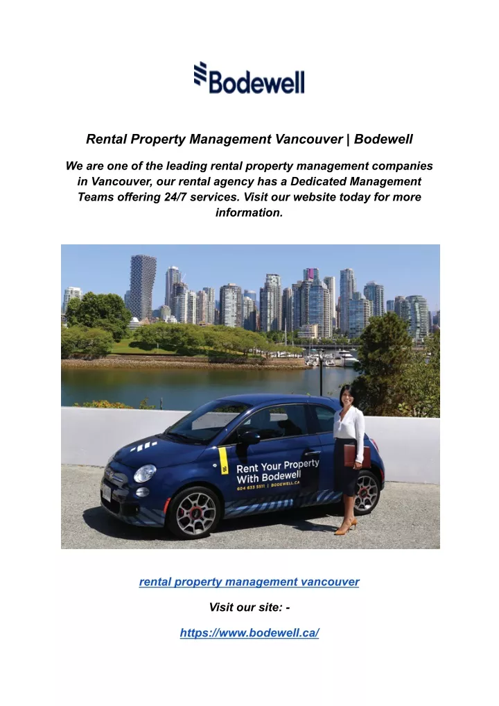 rental property management vancouver bodewell