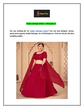 indian lehenga online ethnicplus in