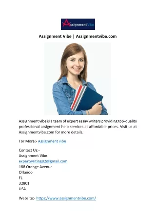 Assignment Vibe | Assignmentvibe.com