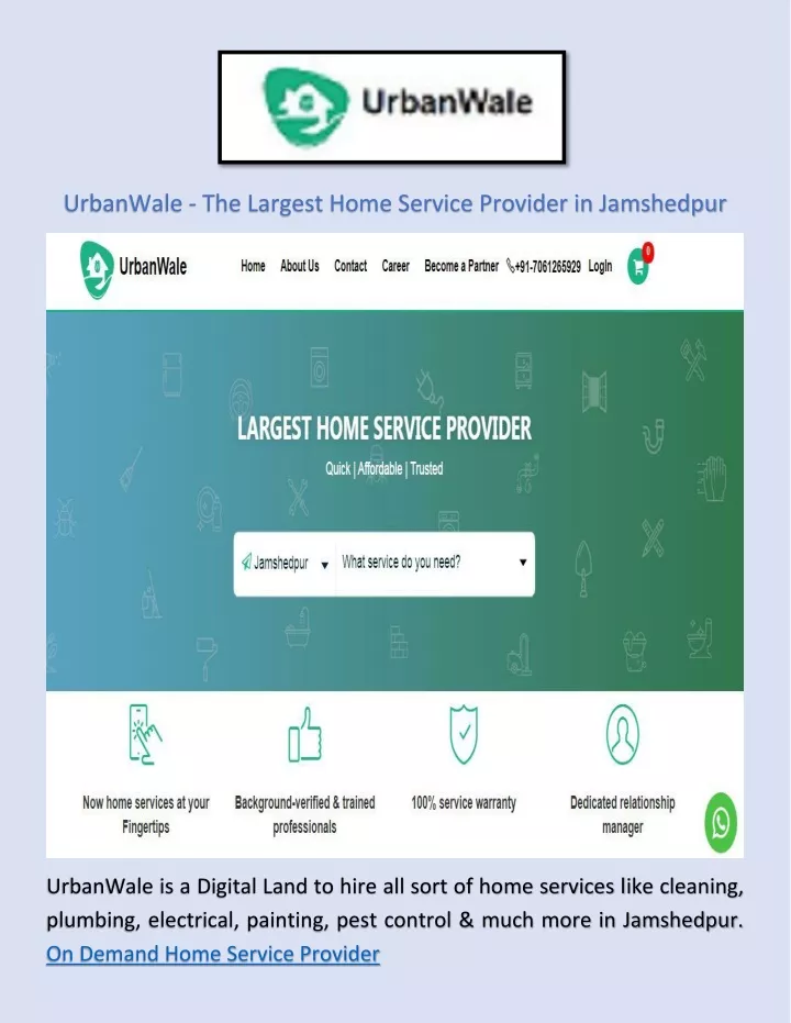urbanwale the largest home service provider
