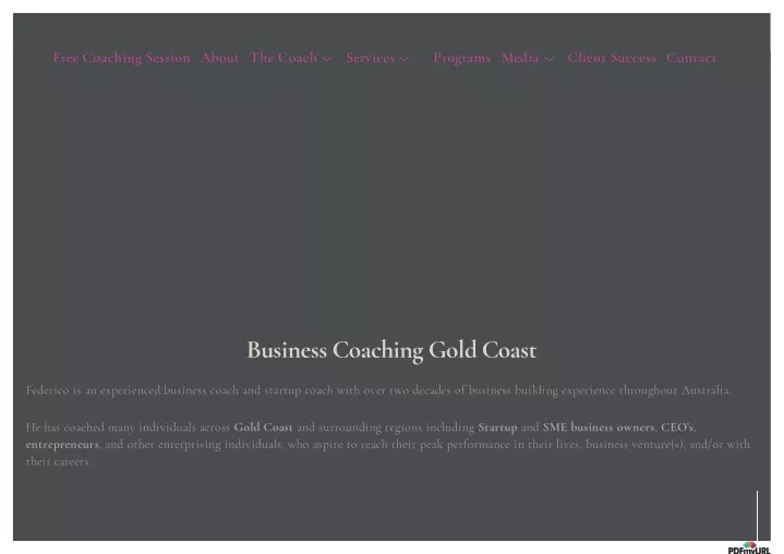 free coaching session about