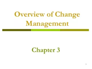 overview of change management