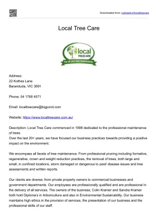 Local Tree Care