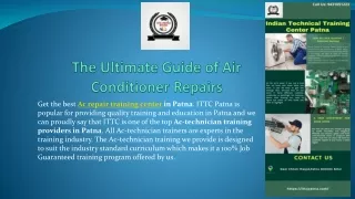 Best AC Technician Training in Patna | ITTC Patna