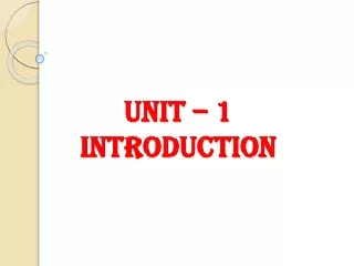 Unit – 1 Introduction to Auditing