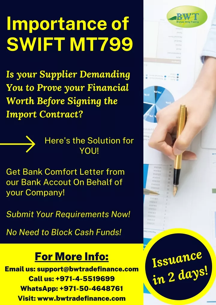 importance of swift mt799