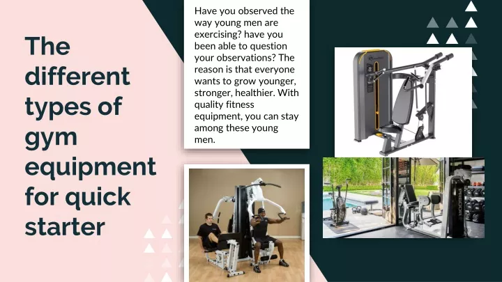 PPT - different types of gym equipment PowerPoint Presentation, free ...