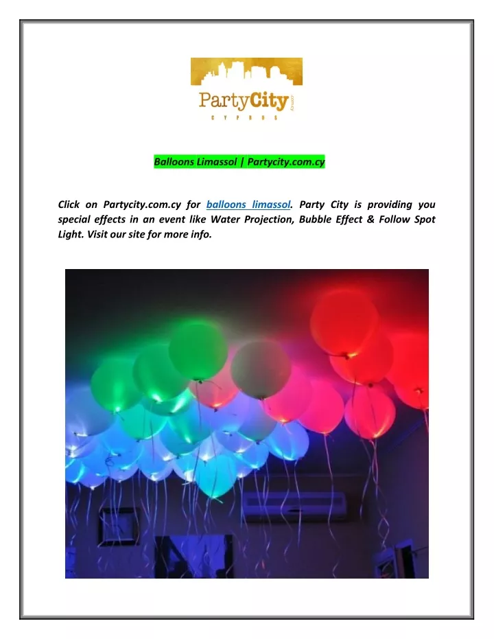 balloons limassol partycity com cy