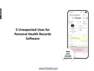 5 unexpected uses for personal health records