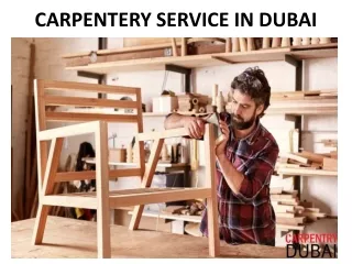 carpentery service in dubai